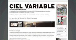 Desktop Screenshot of cielvariable.ca